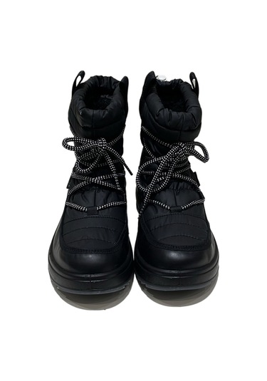Bot Kar Kadın 6381 6j Jacalu Textile Upper And Leather-pu Sole Black Black