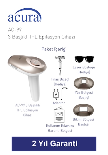 Ac-99 Ultra Hızlı, 2 Başlıklı Sınırsız Atışlı Buz Lazer Ipl Lazer Epilasyon Cihazı