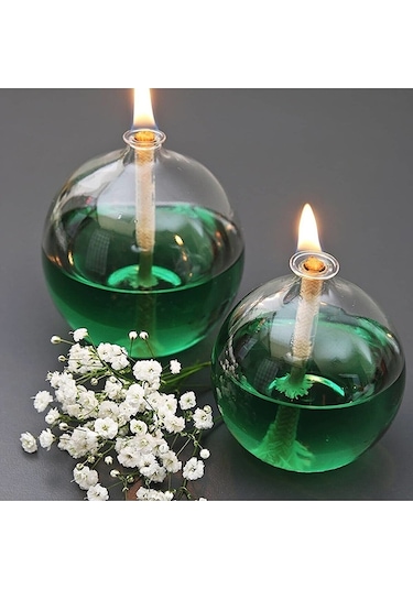 400 Ml Kandil Yağı 5 Renk Kokusuz Dumansız Gaz Lambası Yakıtı