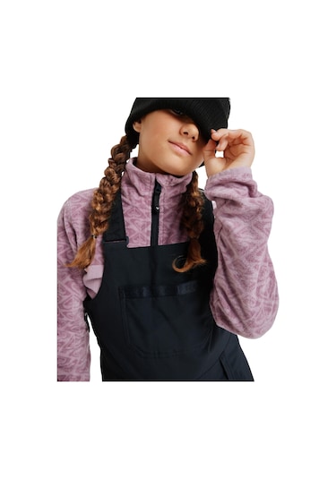 Roxy Roxy Non Stop Bib Girl Kız Çocuk Siyah Snowboard Pantolonu 11793 Siyah