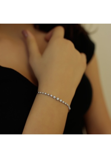 Lova 0,70 Karat Pırlanta Su Yolu Bileklik - 4070014