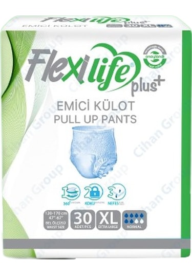 Flexilife 5 Damla Külot Hasta Bezi XL 30 Adet