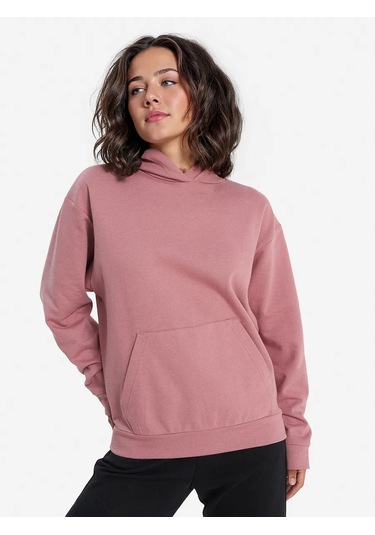 Matrix Sport Kadın Oversize Kapüşonlu Sweatshirt 476011428 Pembe