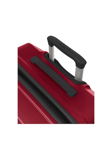 Unisex 4 Tekerli Kilitli Orta Boy Valiz Bavul Bordo