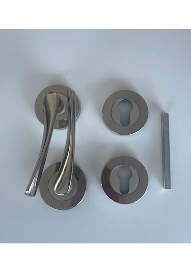 Nikel Brawo Yale Kapı Kolu Ön - Arka Takım