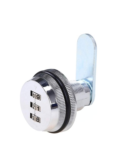 Kod Kilidi Kodlu Çekmece Dolap Kilidi Dijital Mekanik Çinko Alaşımlı 3 Haneli Kombinasyon Kodu Dolap Dolap Çekmece Posta Kutusu 0,5-10 Mm