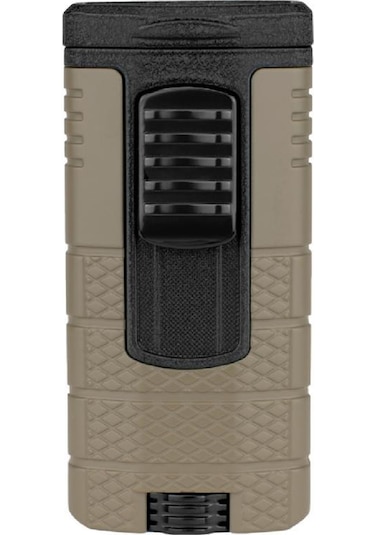 Tactical Triple Lighter Tan Black Puro Çakmağı