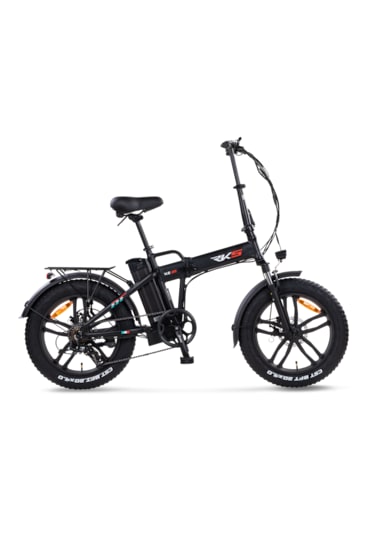 Rks Xs35 Katlanabilir Elektrikli Bisiklet Siyah Siyah