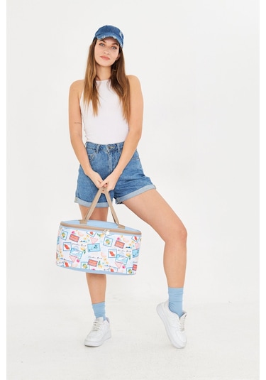 Superbag 22 Litre Piknik/kamp Çantası Sepeti. Termal Termos Çanta Sıcak-soğuk Koruma Sağlar Celine-20250134 Celine Çok Renkli