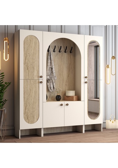 Palermo Portmanto Klm V110 - Krem / Traverten Krem / Traverten