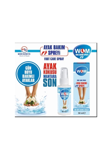 Wom Ayak Bakım Spreyı 50 ML