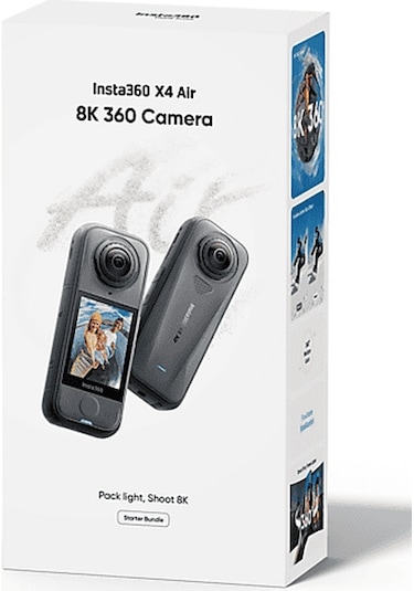 Insta360 X4 Air Starter 360 Aksiyon Kamerası Siyah