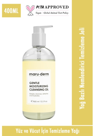 Maruderm Gentle Moisturizing Yağ Bazlı Yüz ve Vücut Temizleme Yağı 400 ML