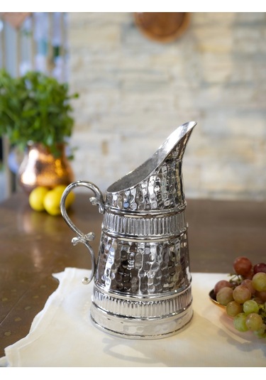 Bakır Boza Sürahi Gümüş