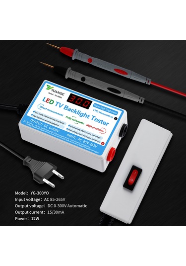 Qingmipy Çok Amaçlı Led Tv Arka Işık Test Cihazı - 0-300v Otomatik Dijital Ekranlı
