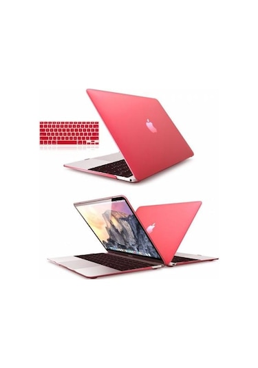 Apple Uyumlu MacBook Pro Reti̇Na 13.3 A1502 Kılıf 2In1 Si̇Li̇Kon + Klavye Siyah