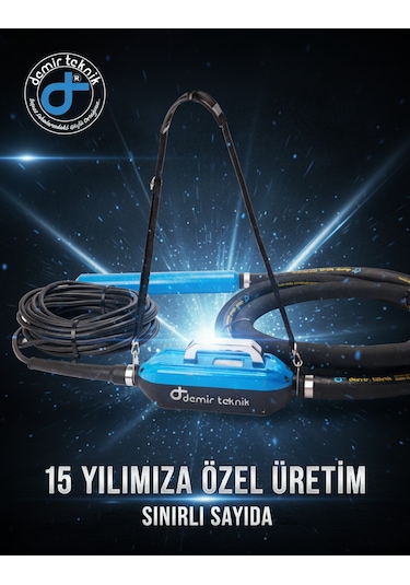 Demir Teknik DT220 60 MM Kendinden Konvertörlü Beton Vibratörü