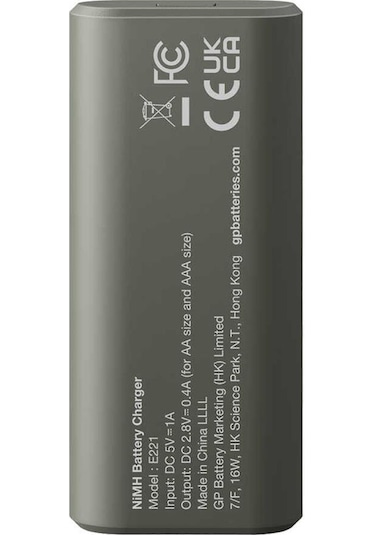 Gp Recyko E221 2 2600 Mah R6 Aa Pilli Şarj Cihazı Gp-e221/270ahcer21-2gtlb2