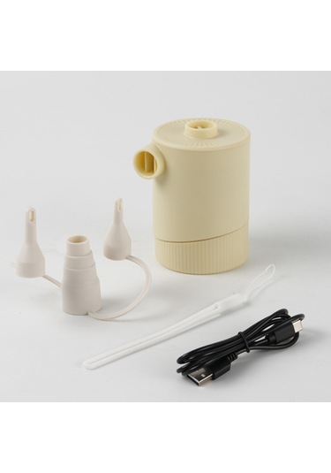 Xindoker Dışarıda Kullanım Usb Li-po Akıllı Pompa, 5000pa Şişir-daralt İki Fonksiyonlu, Taşınabilir, Bej, Hs-8406 Renkli Kutuda