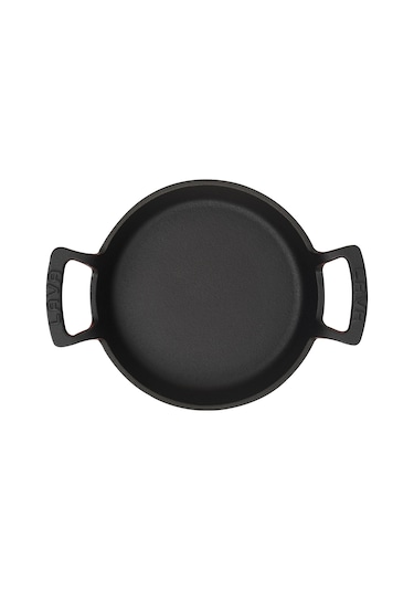 Lava Döküm Yuvarlak Sahan Döküm Demir Yekpare Çift Kulplu Çap(Ø)20cm.