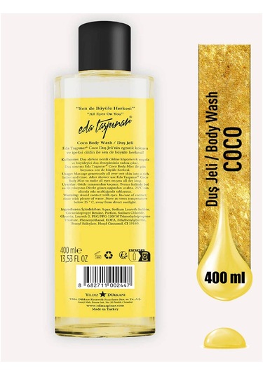 Eda Taşpınar Coco Hindistan Cevizi Aromalı Duş Jeli 400 ML