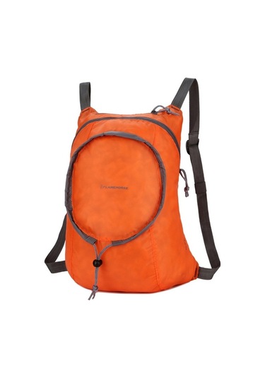Sones Naylon Su Geçirmez Katlanabilir Hafif Depolama Katlanır Sırt Çantası Turuncu