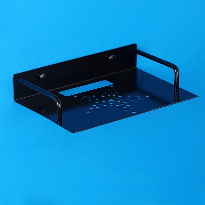 Lemestar Uzay Alüminyum Duvar Takılı Kutucuk Tutucu - 5kg Yük Kapasitesi, Boşluk Tasarrufu, Modern Minimalist Stil Siyah Büyük Boy