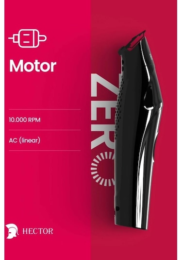 Hector Zero Çizim Ve Sıfırlama Makinesi 10.000 Rpm Siyah 3 Saat