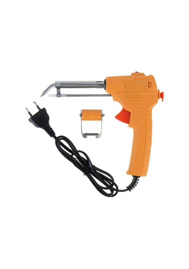 Otomatik Elektrikli Havya Aleti Ayarlanabilir Sıcaklık 60w, 50g Lehim Teli - Açık Sarı