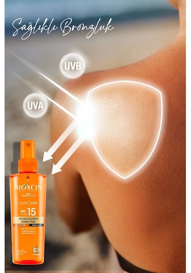 Bioxcin Sun Care SPF 15 Bronzlaştırıcı Güneş Yağı 200 ML