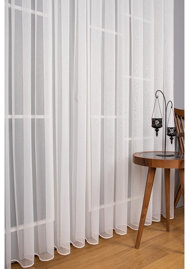 Hafif Keten Armür Düz Tül Perde