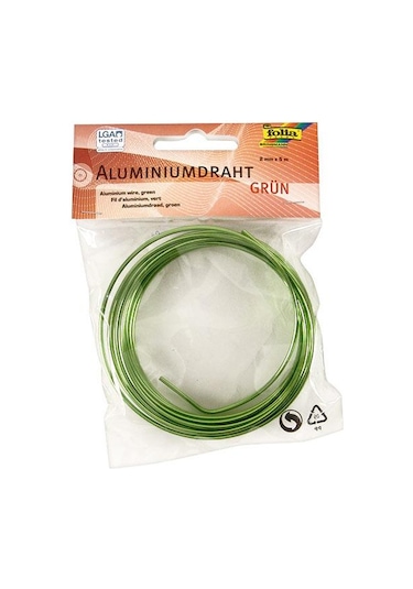 Folia Alüminyum Tel 2 MM x 5 M Yeşil