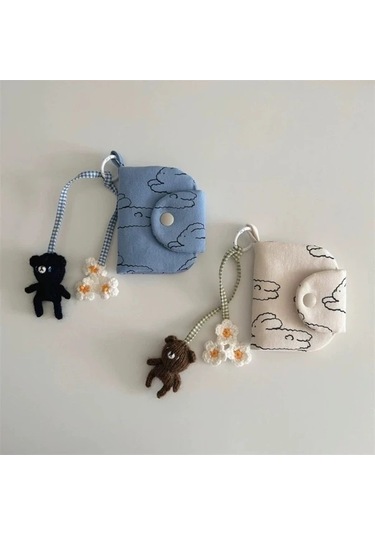 Elmpaly Pembe Fiyonk Çiçekli Zarif Papatya Kartlık Cüzdan Hafif Katlanır