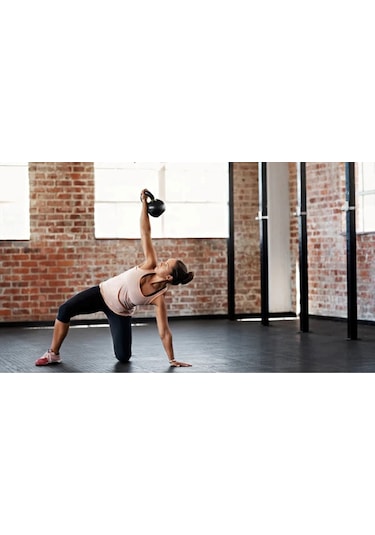 Evde Spor İçin 2 Kg Kettlebell Çaydanlık Dambıl Fitness Ağırlığı