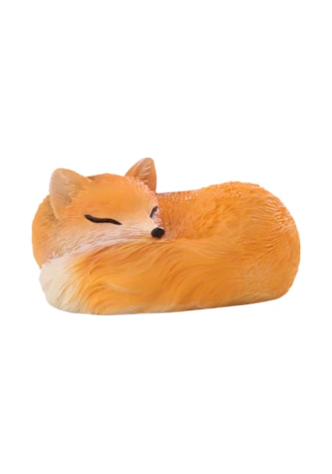 Suntek Bahçe Küçük Hayvan Figürü 5,5x4,5x3-cm-tilkiler