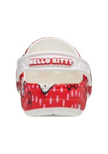 Crocs Hello Kitty Red Classic Clog T Çocuk Terlik 210577 210577 90h 90h Beyaz - Kırmızı