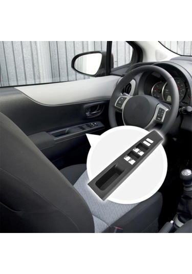 Crackedice Toyota Yaris İçin Araba Ön Cam Anahtarı Kontrol Paneli Kapağı