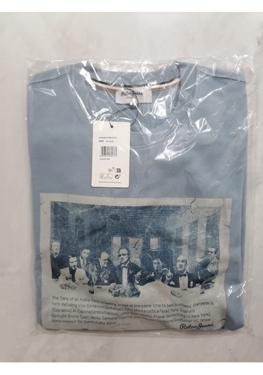 Retroworld Erkek Sweat Mavi