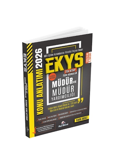 Dizgi Kitap 2026 Meb Ekys Müdür Ve Yardımcılığı Konu Anlatımı 5. Baskı