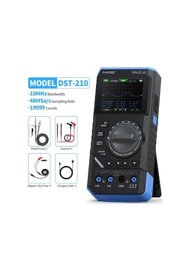 Fnırsı Dst-210 3 Ü 1 Arada El Tipi Osiloskop + Multimetre + Sinyal Jeneratörü