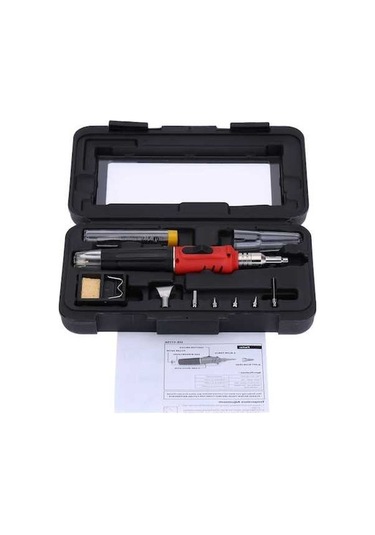 Ganzhoushop Torch Seti Profesyonel Kiti Kaynak Hs-1115k Havya Gazlı Arada 26ml 10'u 1 Ff