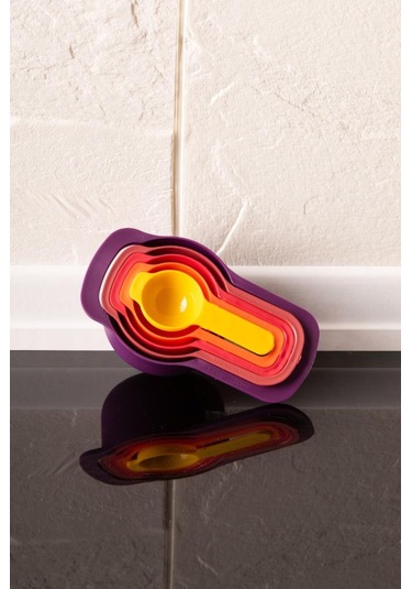 Easy Mix 9 Parça Karıştırma Kabı Seti - Ölçü Kaşığı Ve Süzgeçli Renkli Set Çok Renkli