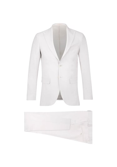 Hatemoğlu Gri Slim Fit Sivri Yaka Klasik Takım Elbise 2958685 Gri