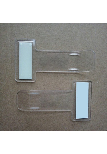 jmsstore 5 Adet Şeffaf Otopark Bilet Tutucu Klip Plastik Zamanlama Bilet Tutucu Araç Ön Camı