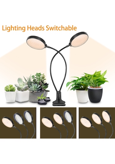 Usb Bitki Grow Işık 156 Leds Güneş Işığı Tam Spektrum Siyah