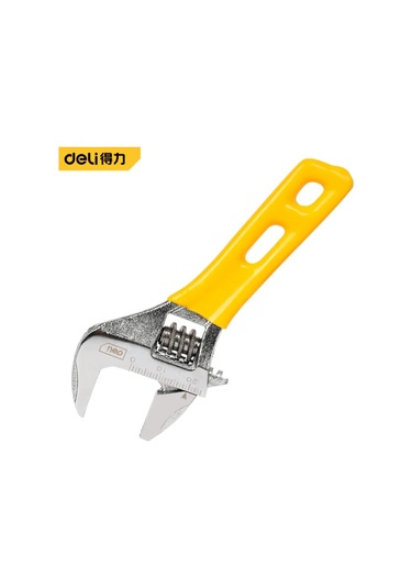 Delitools Ayarlı Anahtar Kompakt 115mm Geniş Ağızlı Kısa Uzuvlu 348718895