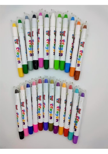 Kraf Kids KK505 Sılky Crayon Pastel Boya 24'lü