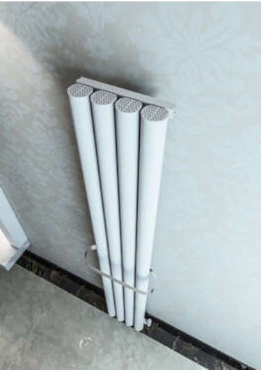Warma Ula Dikey Alüminyum Radyatör 275x1800 Pütürlü Beyaz Ral 9016