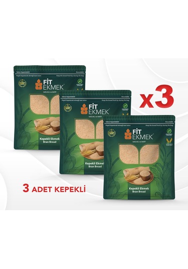 Fit 3lü Kepekli ,3lü Yulafli ,3lü Chia ,3lü Arpa ,3lü Çavdar Ve 3lü Keten Tohumlu Lavaş Ekmeği 300gr