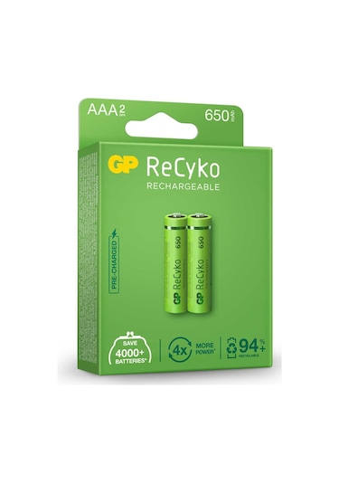 Gp Batteries Gp Recyko 650 Mah Aaa Şarjlı Pil